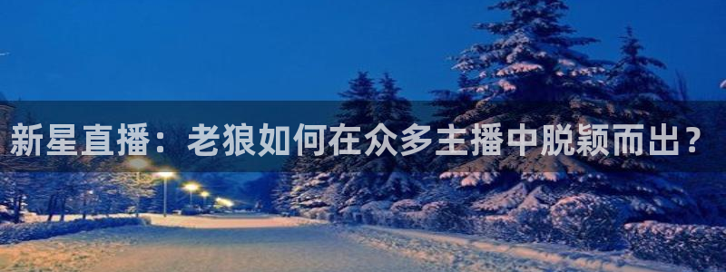 51视频在线直播nba：新星直播：老狼如何在众多主播中脱颖而出？