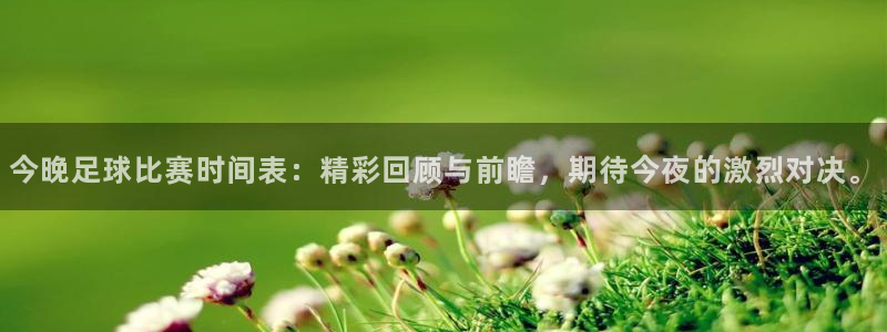 今晚足球比赛时间表：精彩回顾与前瞻，