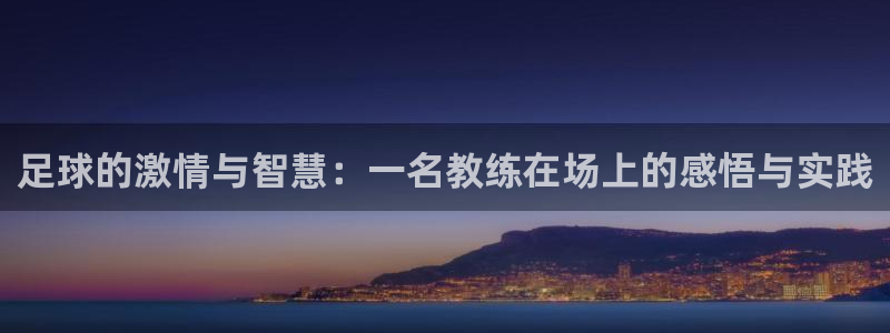 足球的激情与智慧：一名教练在场上的感